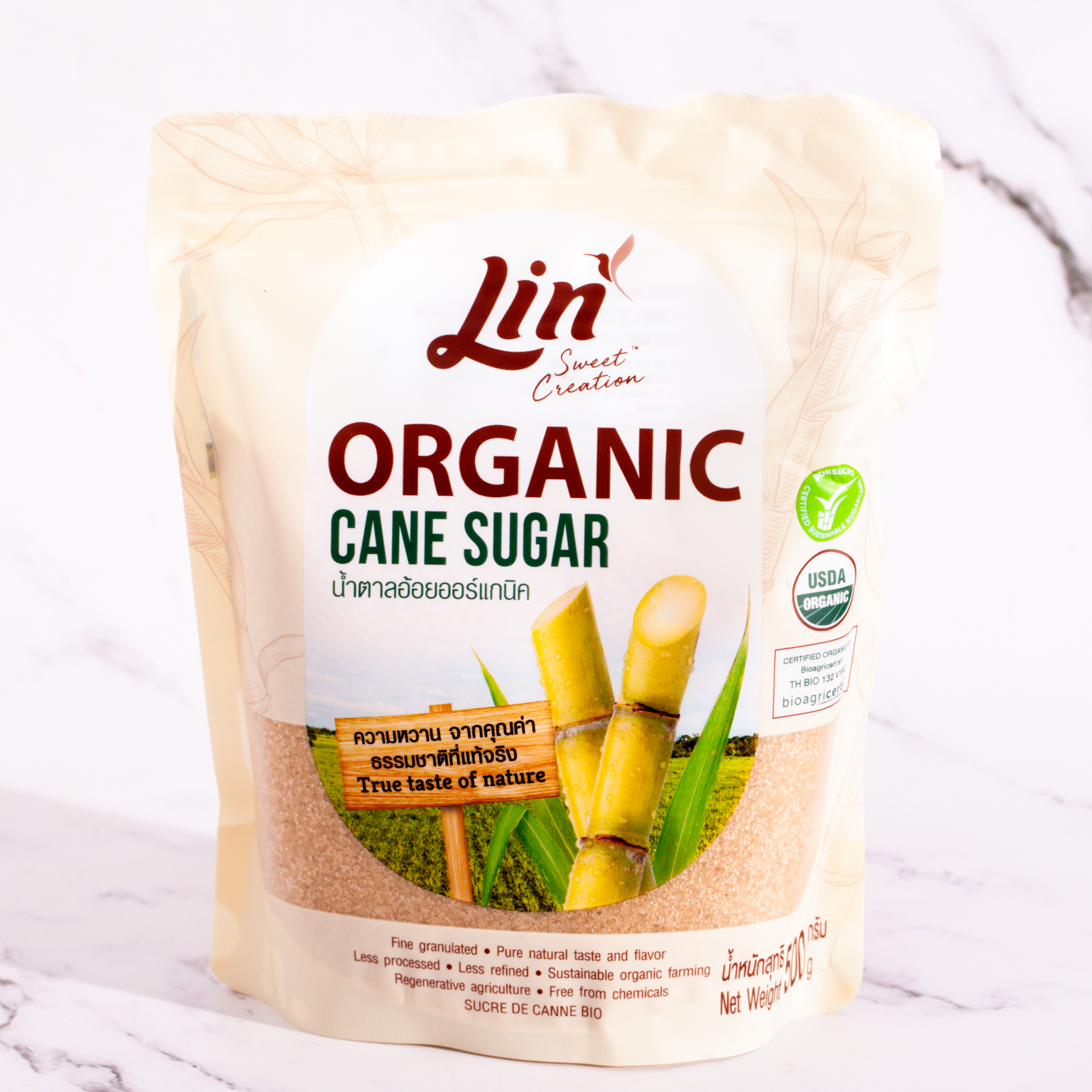 Lin Organic Cane Sugar